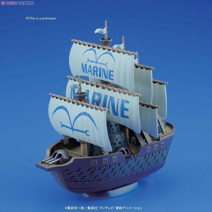 Model - BANDAI - Grand Ship Collection - Marine Warrior - Bílý - Vícebarevný