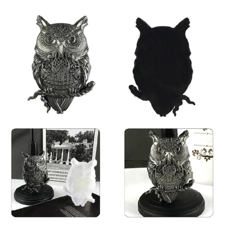 2Pcs Wall Hanging Silicone Moulds Flying Eagle Owls Decor Mold DIY Pendant