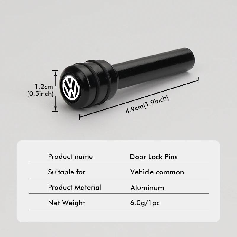 2026 Hot For Volkswagen VW Car Door Lock Pin Knob Pull Security Insurance Accessories For Volkswagen VW Scirocco Jetta Beetle Go