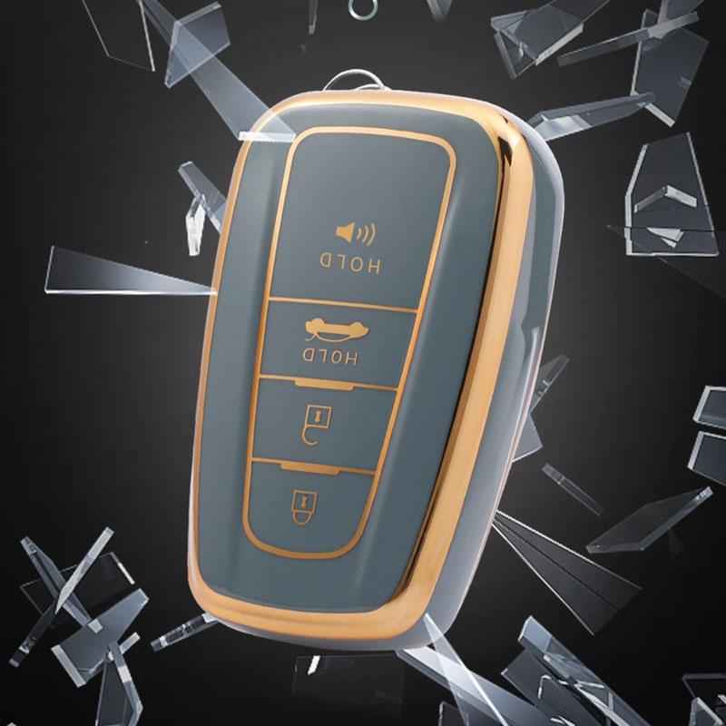 TPU Car Remote Key Case Cover For Toyota Corolla Hybrid 2021 Rav4 Camry Highlander Prius C-HR 2018 2019 2020 2022 Accessories