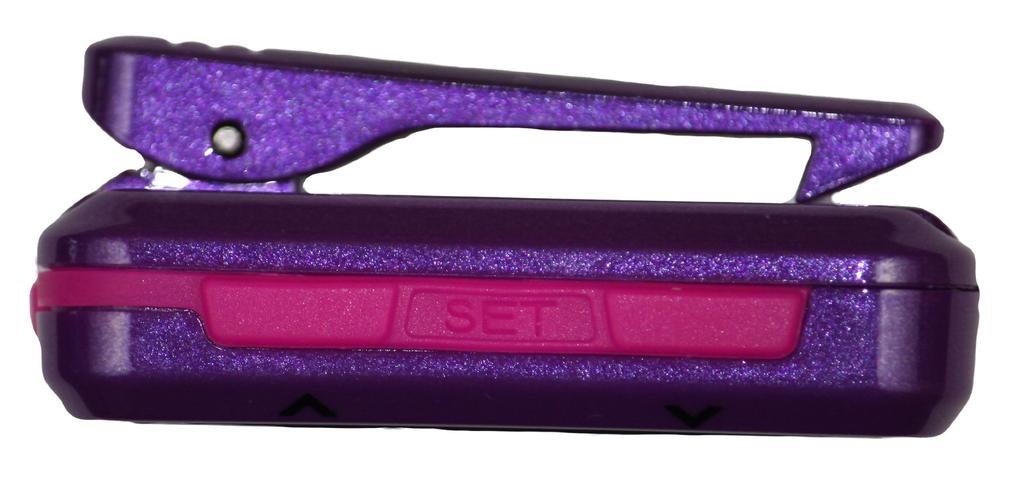 Gymboss Interval Timer and Stopwatch Metallic Gloss - Violet/Pink