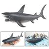 1/6Pcs Simulation Sea Animal Figurine Miniature Shark Whale Dolphin Sculpture Educational Toy Ocean Creature Model Decoration Ornament