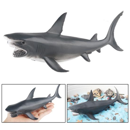 1/6Pcs Simulation Sea Animal Figurine Miniature Shark Whale Dolphin Sculpture Educational Toy Ocean Creature Model Decoration Ornament
