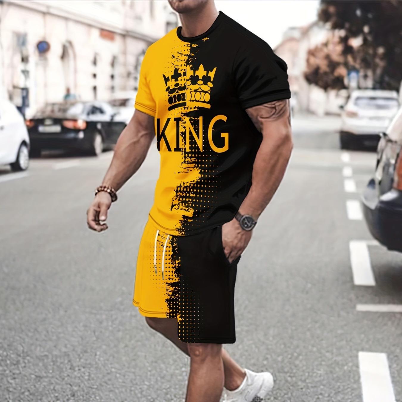 

Персонализированная 3D-печать, летний хит продаж, шорты с короткими рукавами, повседневная модная уличная футболка 2XL