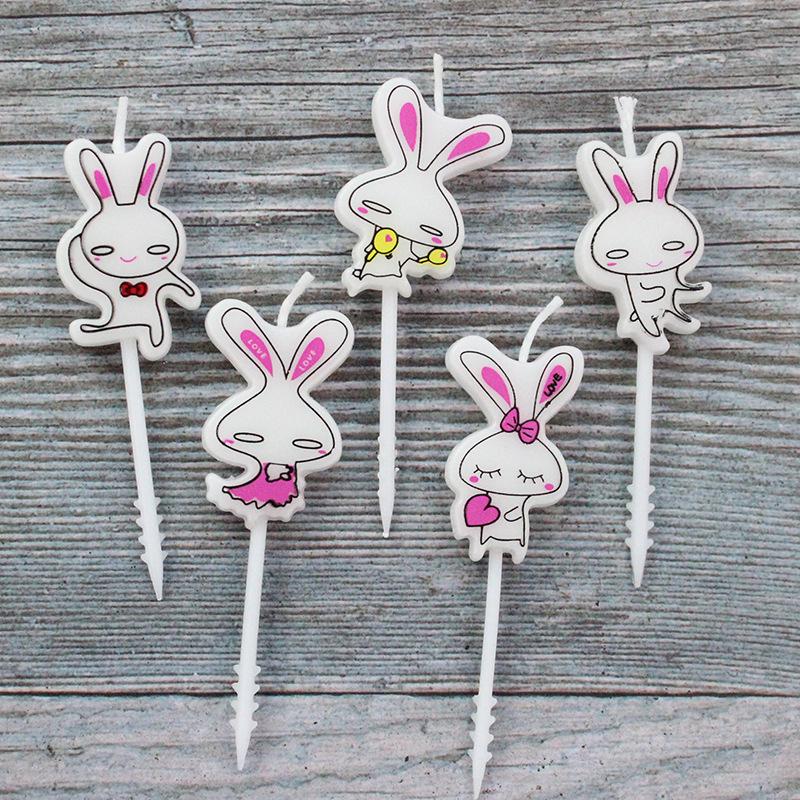 Cute Cartoon Birthday Cake Candles Creative Children's Baking Decoration Car Balloon Ship Combination Candle