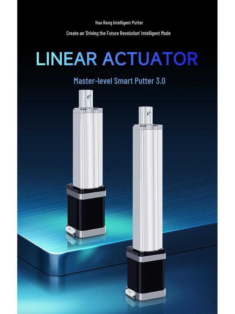 12V DC Průmyslový elektrický pohon: Teleskopická tyč s vysokým tahem a lineárním zdvihem, IP42