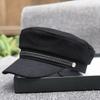 Woolen Three-Dimensional Hat Women'S Trendy British Retro Newsboy Hat Octagonal Beret