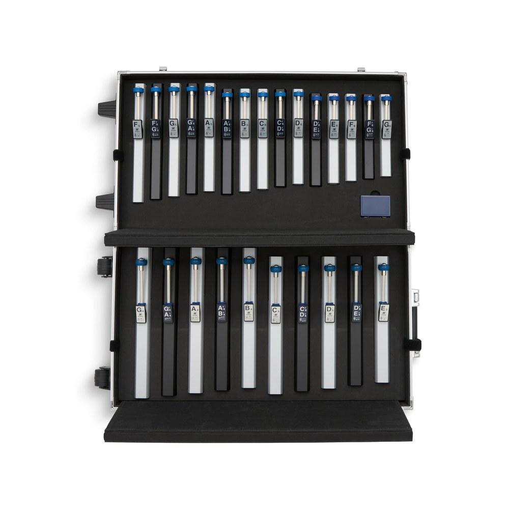 Suzuki Tone Chime 2 Octaves 25 Notes Basic Set HB-250N Casters Case