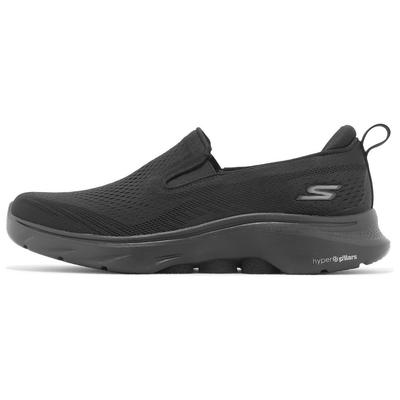 Go Walk 7 Proctor 2 Bequeme Vielseitige Stoßdämpfende Langlebige Niedrige Freizeitschuhe Herren Sneaker Schwarz 216637-BBK