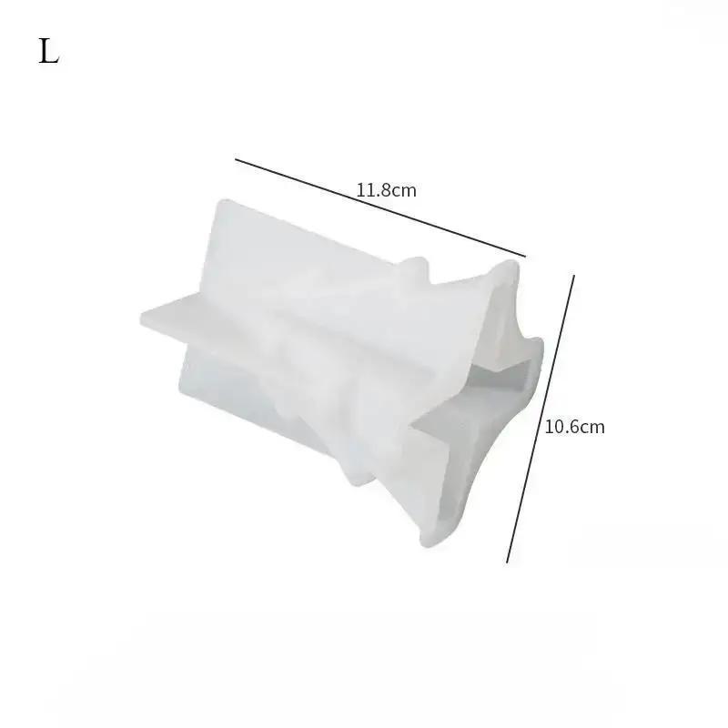 

Новые силиконовые формы для рождественской елки для DIY ручной работы, ароматического гипса, формы для ароматических свечей, рождественские украшения, домашний декор, поделки L