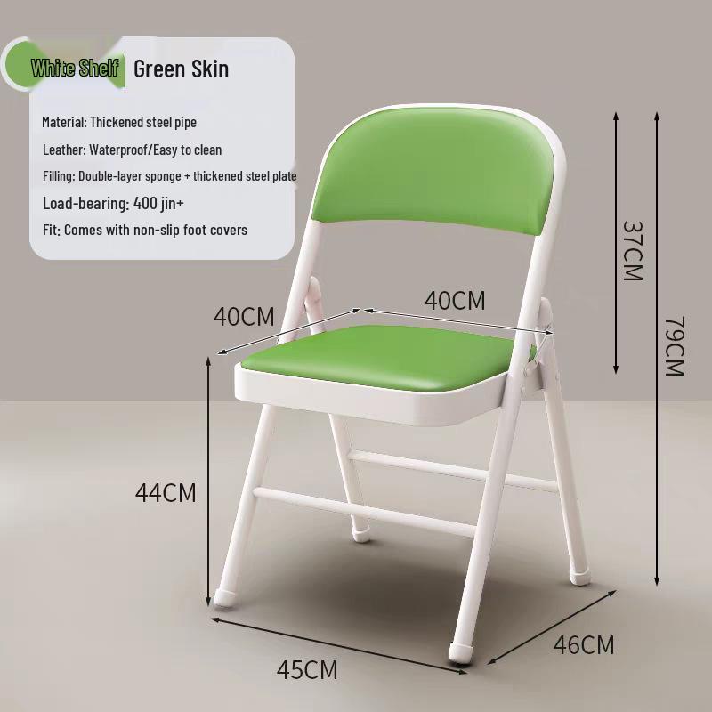 Folding Office & Dining Chair: Easy Storage, No Assembly Needed