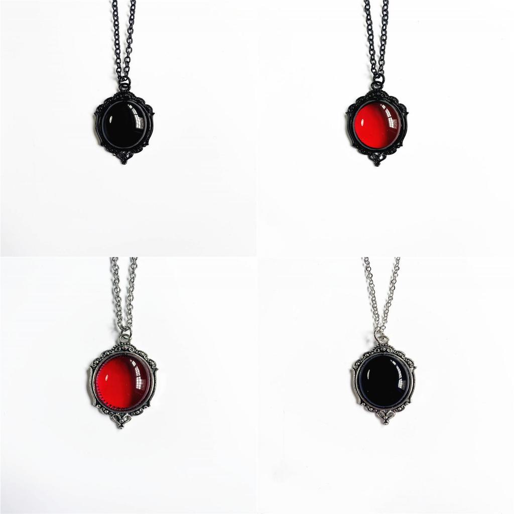 Fashion Quartz Crystal Pendant Necklace With Alloy Cross Chain For Men Women