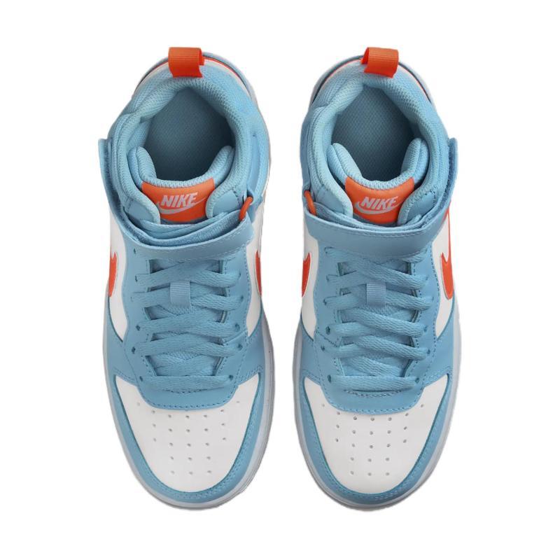 Nike Court Borough Mid 2 GS 'Aquarius Blue Total Orange' Sneakers HF4791-407