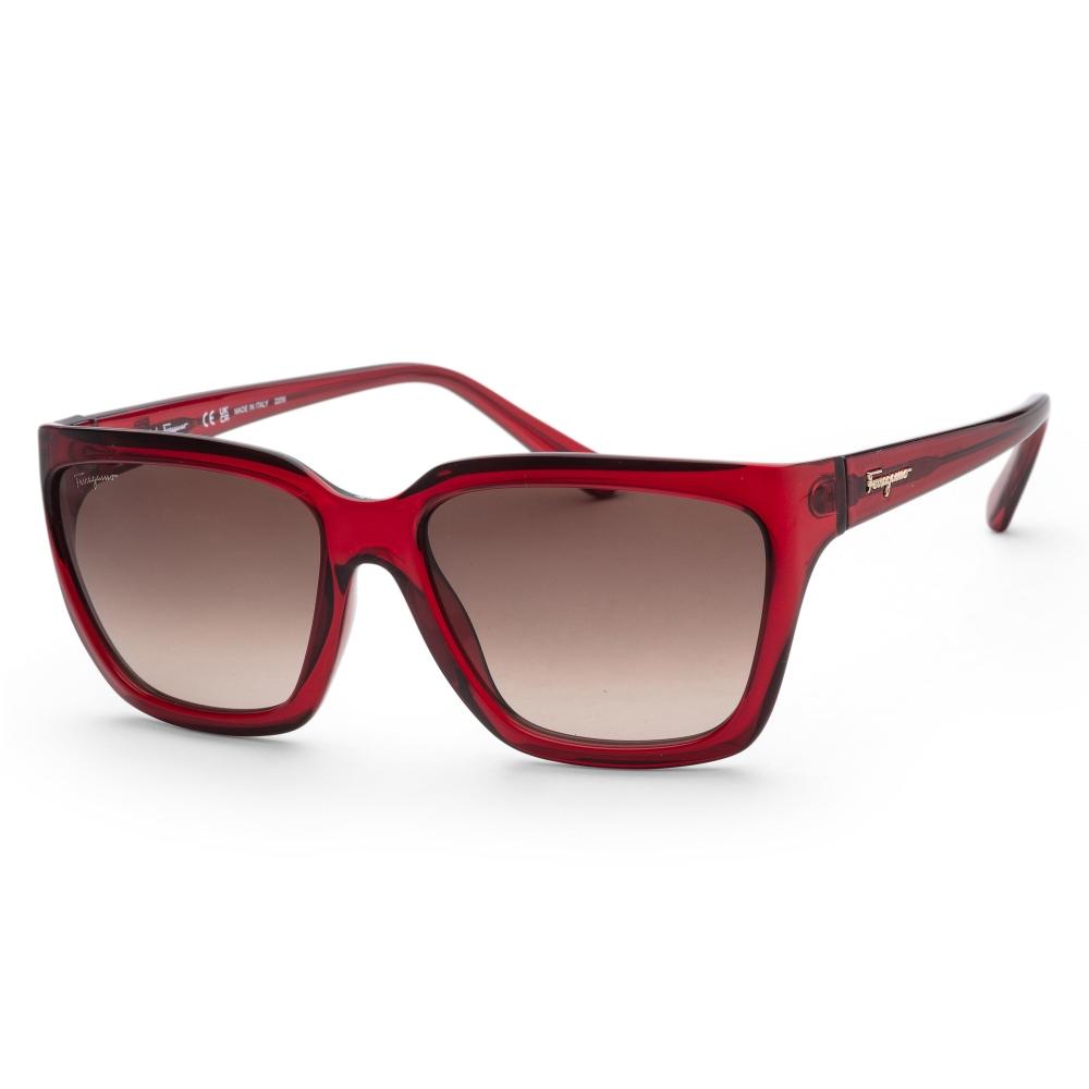 

Ferragamo Women S faShion 59mm SunglaSSeS cryStal Wine