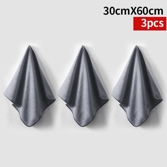 35cmX75cm High-end Microfiber Auto Wash Towel Car Cleaning Drying Cloth Hemming Car Care Cloth Detailing Car Wash Towel