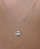 Byhyeres Bikecross Silver Essential Necklace (White) Bh7N63709W9500