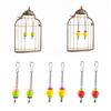 2x Pet Bird Toys Funny Strong Cage Colorful Toys for Macaw Cockatoo Lovebird