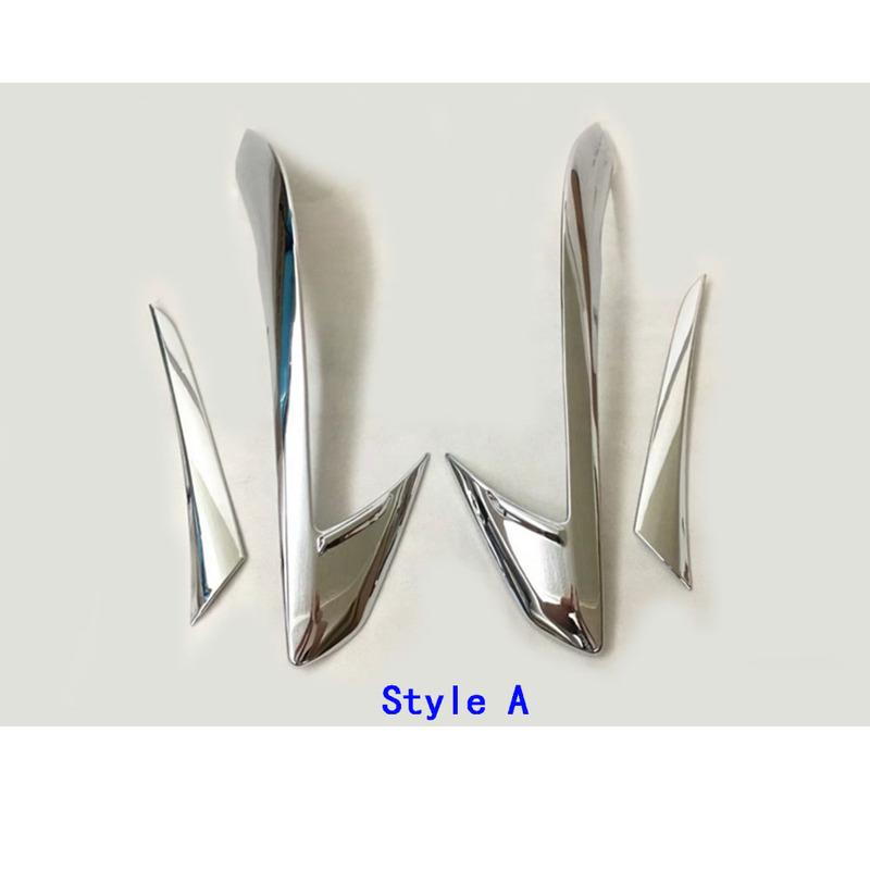 Body Rear Tail Light Lamp Detector Frame Stick ABS Chrome Trim Eyebrow For Mazda CX-5 CX5 2nd Gen 2017 2018