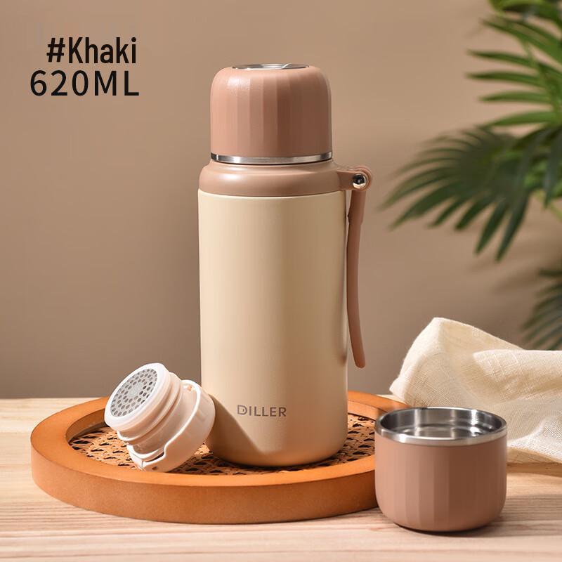 Diller Portable 316 Stainless Steel Insulated Car Tea Bottle