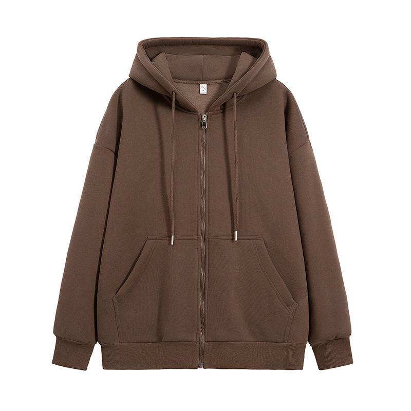 Men's Two-Way Zipper Hooded Sweatshirt