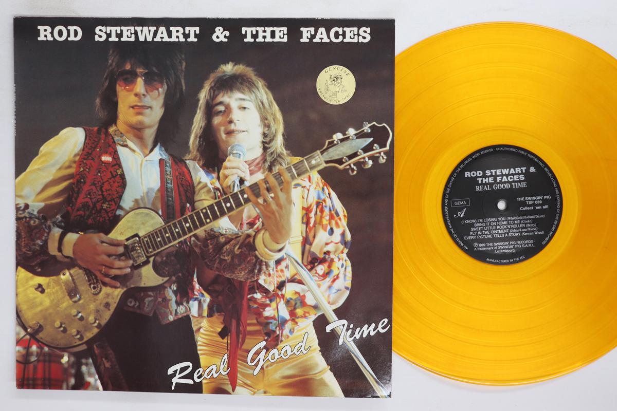 Виниловая пластинка ROD STEWART FACES Real Good Time TSP039 SWINGIN PIG 1990 Люксембург Рок Б/у