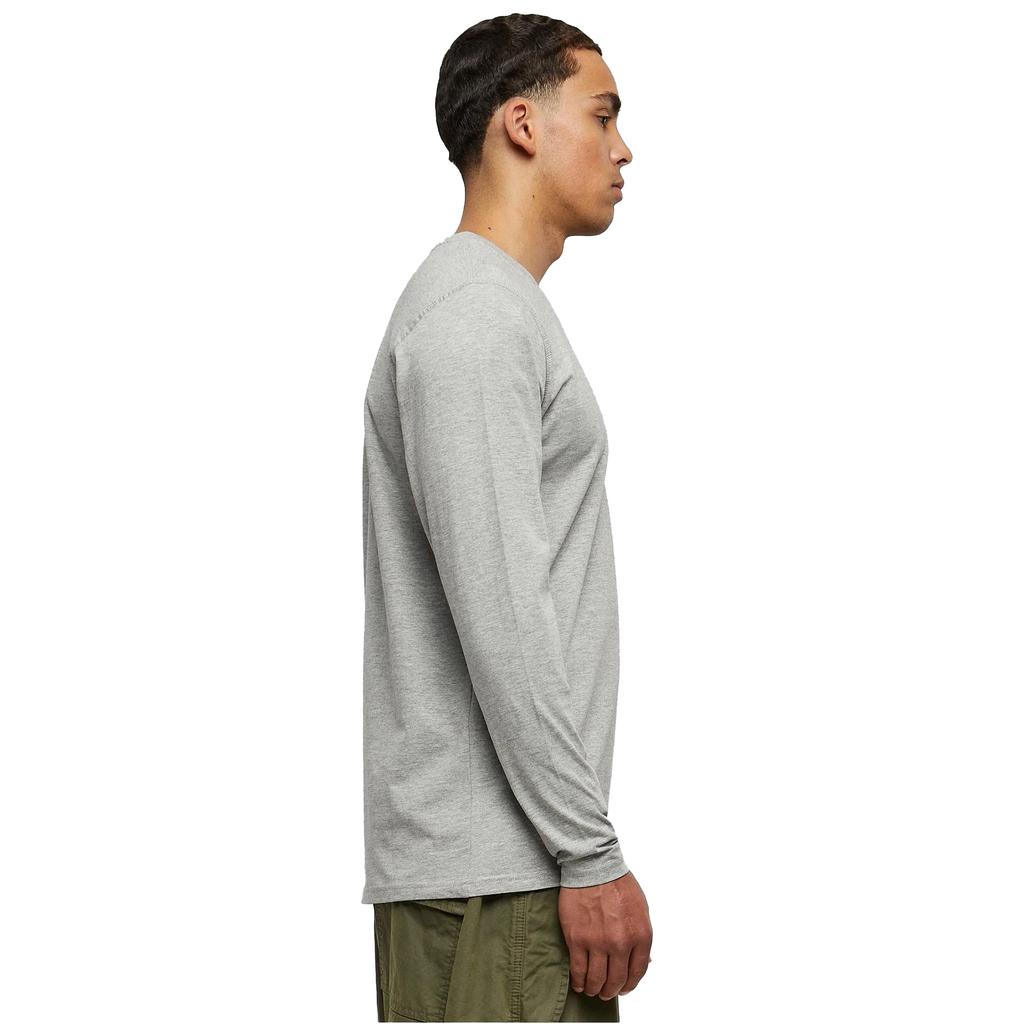 Urban Classics Mens Basic Henley Long-Sleeved T-Shirt