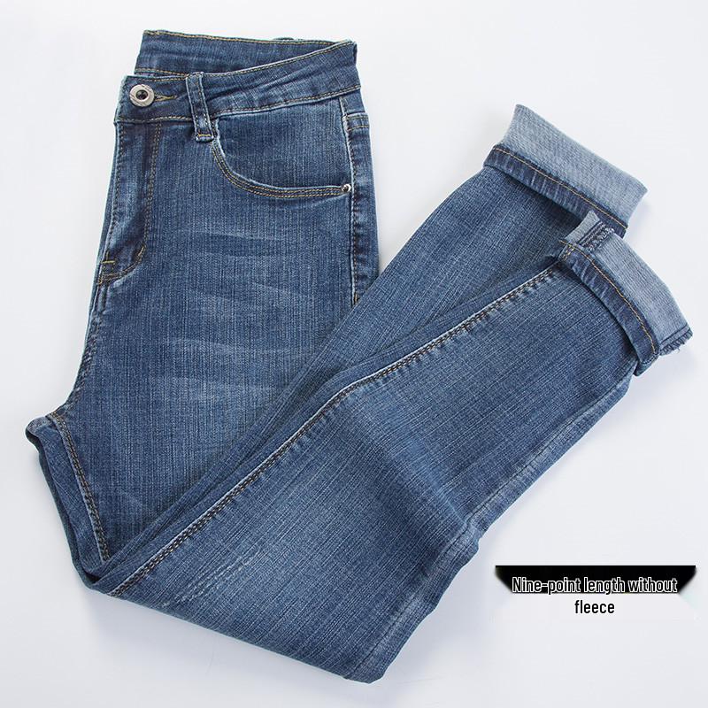 

Plus Size Women s High Waist Fleece-Lined Skinny Jeans - Winter 2025 Thickened Outerwear Size 31 [Waist 2 4 ]