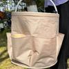 Picnic Basket Collapsible Organizer Bag with Exterior Pocket EVA Handle Splashproof Basket Large Capacity Storage Basket