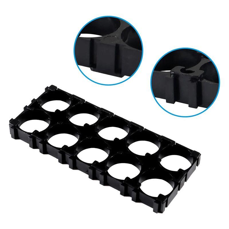 AEE4-20Pcs 18650 Lithium Cell Spacer 2X5 Cell Spacer 18650 Lithium Battery Plastic Holder Bracket For DIY Battery Pack