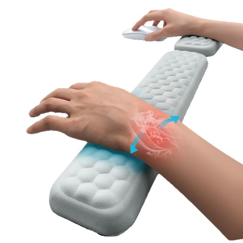 Memory Foam Mouse Pad with Keyboard Wrist Rest Support