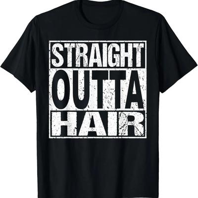 Koszulka dla łysiejącego faceta Utrata włosów Łysina Zabawny żart Prezent T-shirt