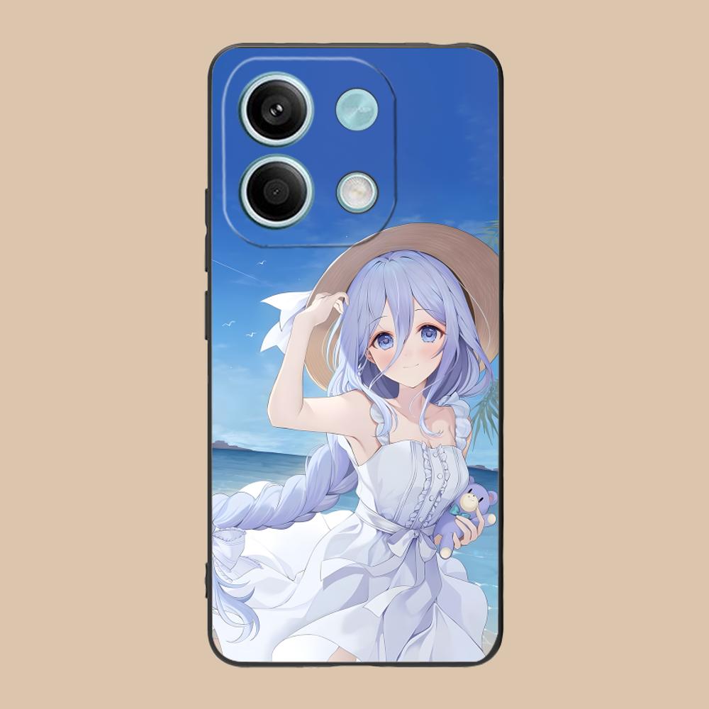Date a Live Mio Takamiya Matte TPU Mobile Phone Case for POCO M7 M6 M5 M4 M3 X7 X6 X5 X4 X3 Pro GT 5G Colorful Printing Cover