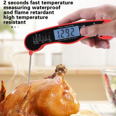 Lebensmittelthermometer Hochgenaues, schnell reagierendes digitales Grillthermometer mit magnetischer Adsorption für den Heimbedarf