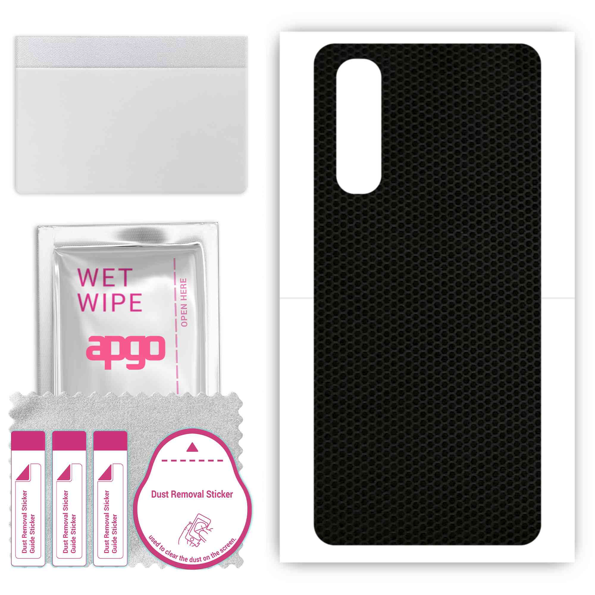 

apgo Protective Skin Sticker for the back compatible with Oppo Reno3 Pro CPH2035, Wrap Film, Foil, Vinyl - Pattern Matrix
