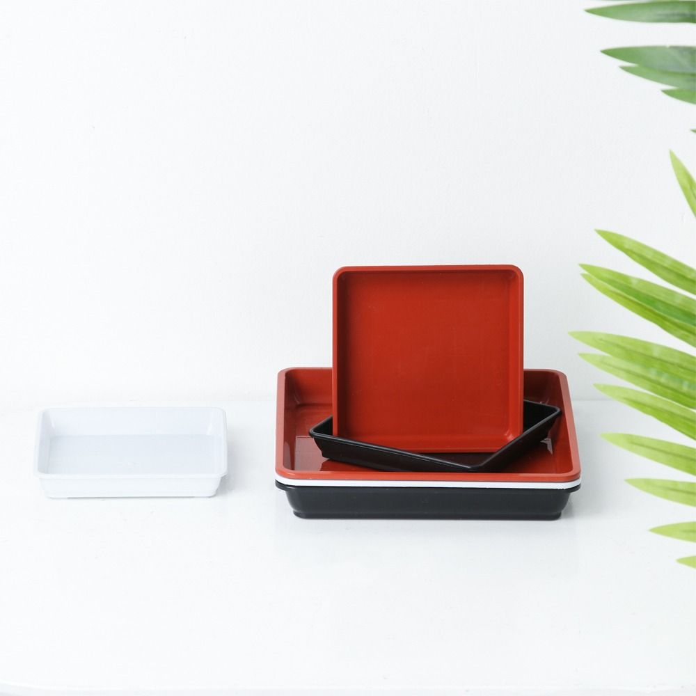 1Pcs Garden Square Flower Pot Plant Saucer Drip Trays Indoor Outdoor Plastic Tray Saucers