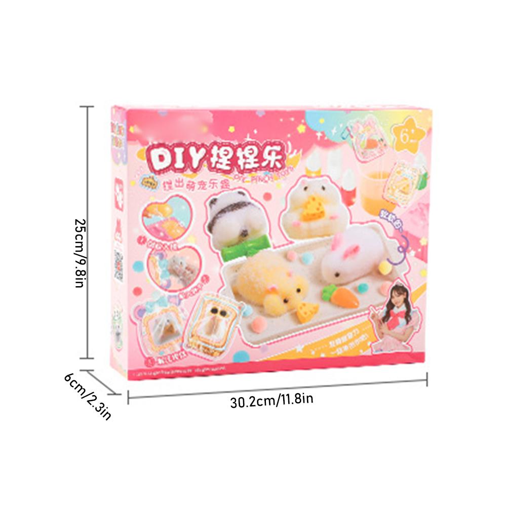 DIY Pinch Toy Handmade Material Pack Squishy Squeeze Diy Set Soft Rubber Cat Claw Cheese Gift for Girls