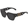 Dark Grey Square Ladies Sunglasses Ve4409 Gb1 87 53