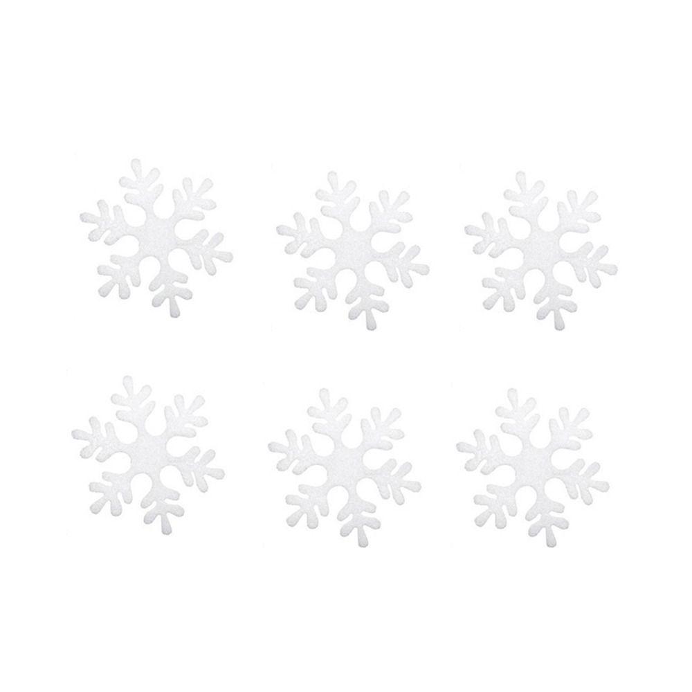 

6 шт. Подвески на искусственную рождественскую елку, Большие рождественские снежинки, Украшения, Многоразовые пенопластовые снежинки, Новый год 15cm