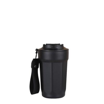 Hua Wen Sen 316 Stainless Steel Octagonal Insulated Mug with Strap