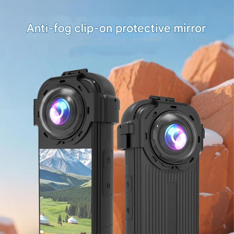 AntiScratch Snap On Lens Protectors With 98% Light Transmission 9H Hardness Waterproof Coating For X4Air Camera