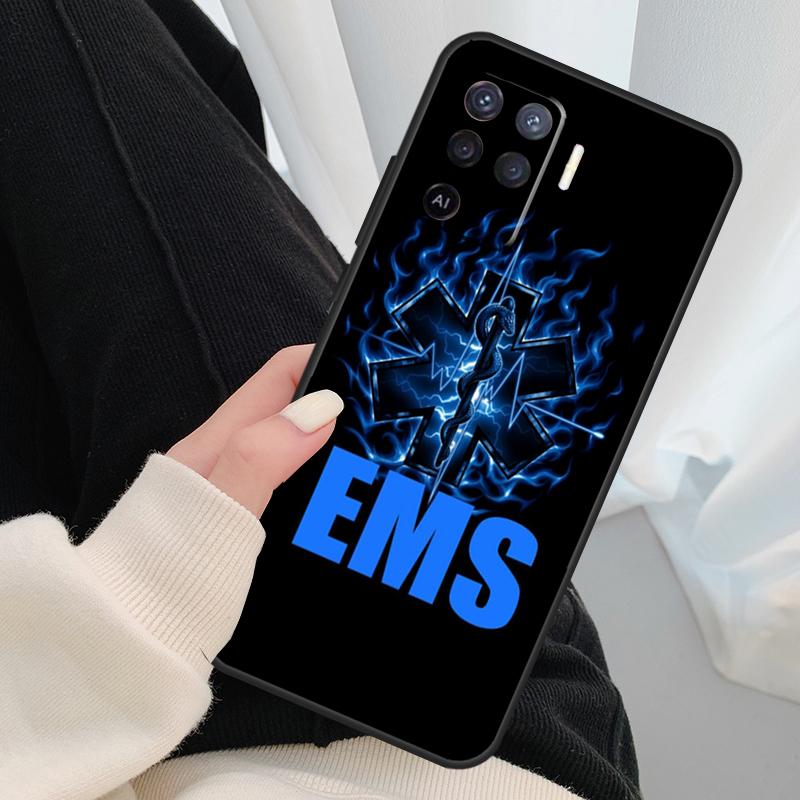 EMT EMS Medical Case For Oppo A96 A76 A16 A60 A98 A58 A78 A18 A38 A80 A40 A77 A57 A17 A74 A54 A94 A15 A5 Pro