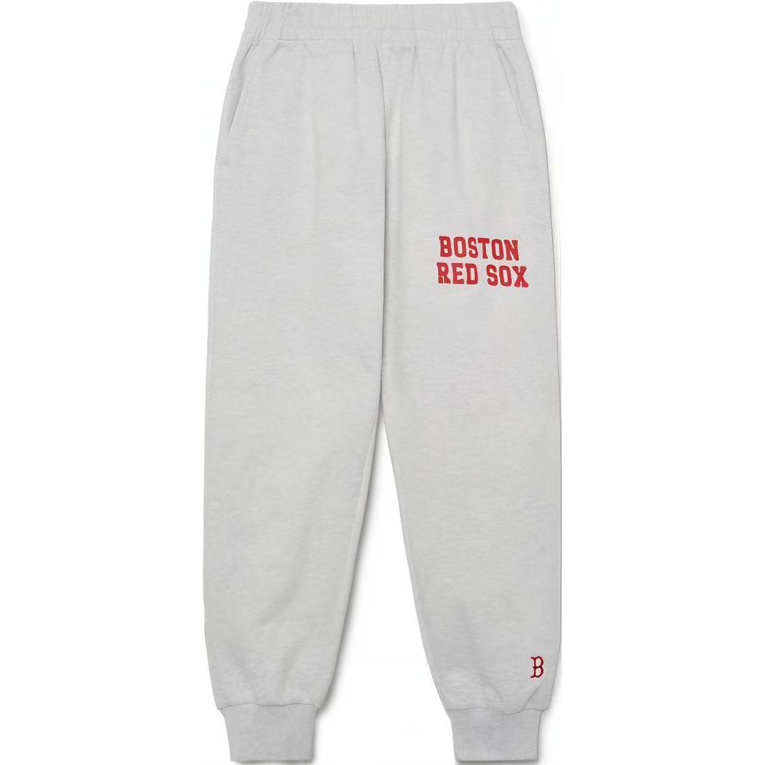 

New MLB Boston Red Sox Knitted Sweatpants Unisex Gray 3APTV0131-43MGL XL