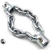 Push-Type Flex-Shaft Sewer Descaling Chain Adjustable Multi-Purpose Pipe Dredging Tool 16mm Spring Dredging Sewer Tool