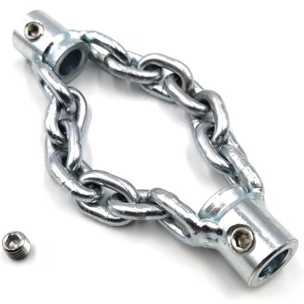Push-Type Flex-Shaft Sewer Descaling Chain Adjustable Multi-Purpose Pipe Dredging Tool 16mm Spring Dredging Sewer Tool