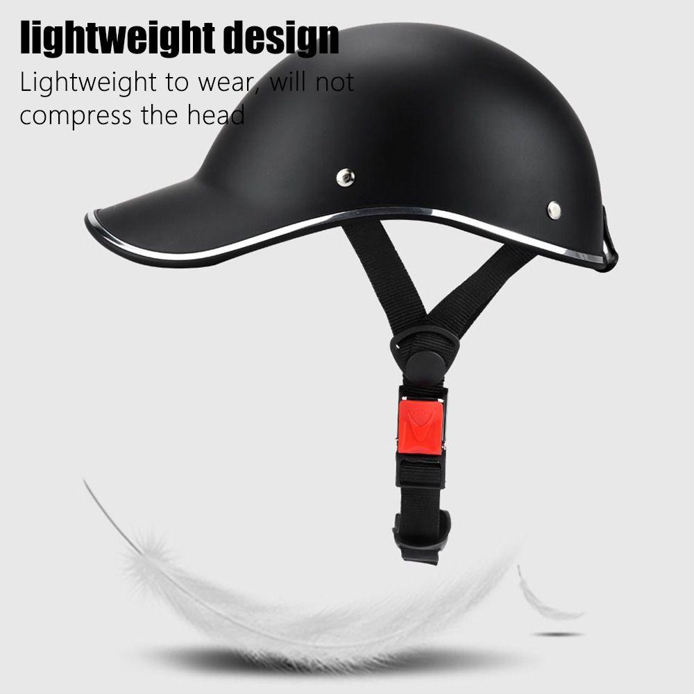 1Pcs Electric Cycling Electric Bicycle Helmets Universal Baseball Cap Hat Safety Helmet  for Adults