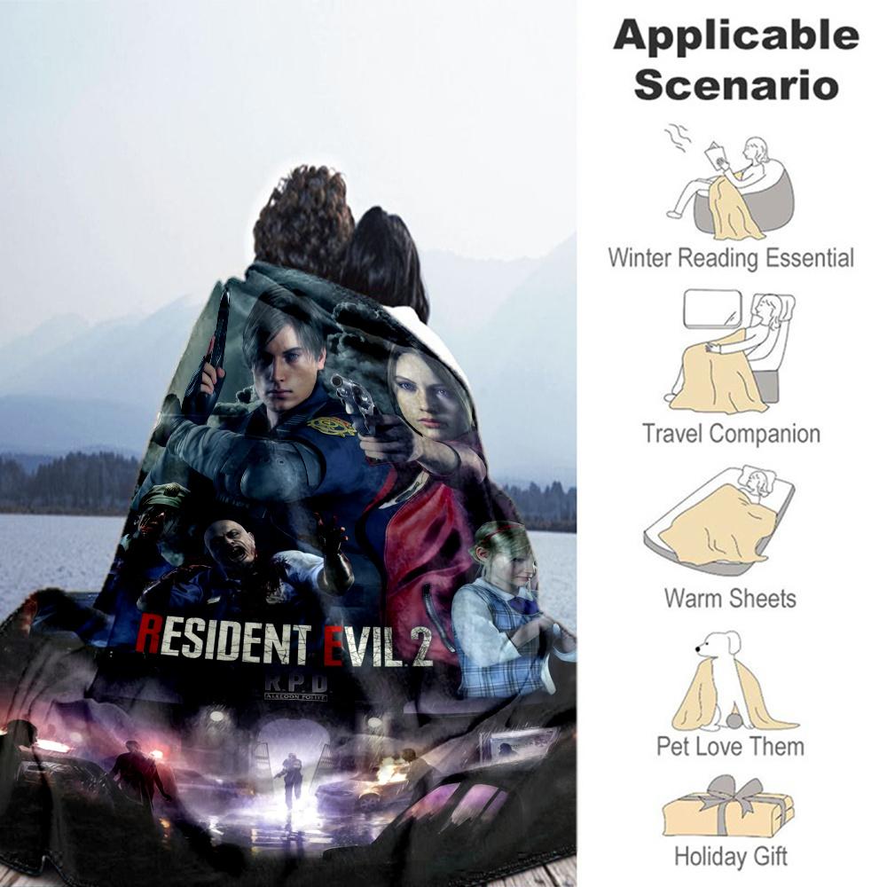 Resident Evil Blanket, High quality Comfortable for All Seasons, Home Decor, Warmth and Comfort