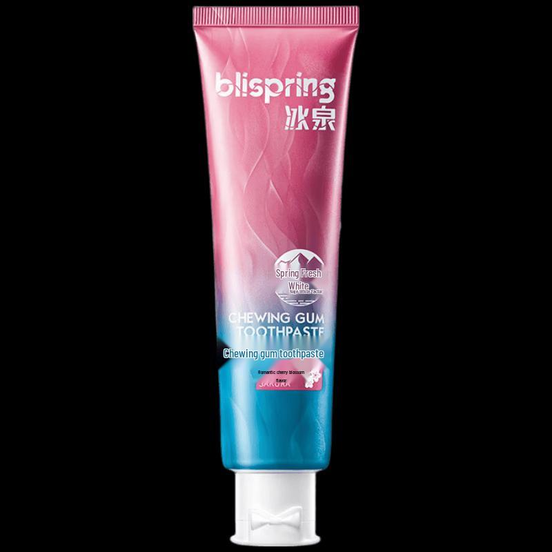 Blispring Gum Flavor Toothpaste with Toothbrushes