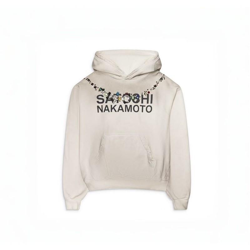 Unisex Oversized Hoodie With Satoshi Nakamoto