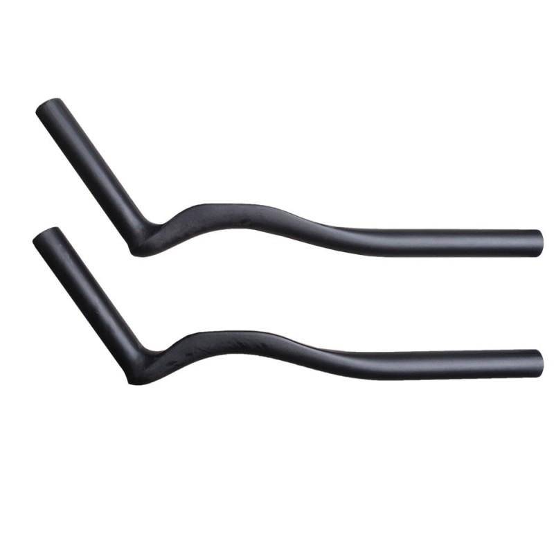 Carbon Fiber Road Bike Handlebars TT Rest Bar Long Distance Cycling Training