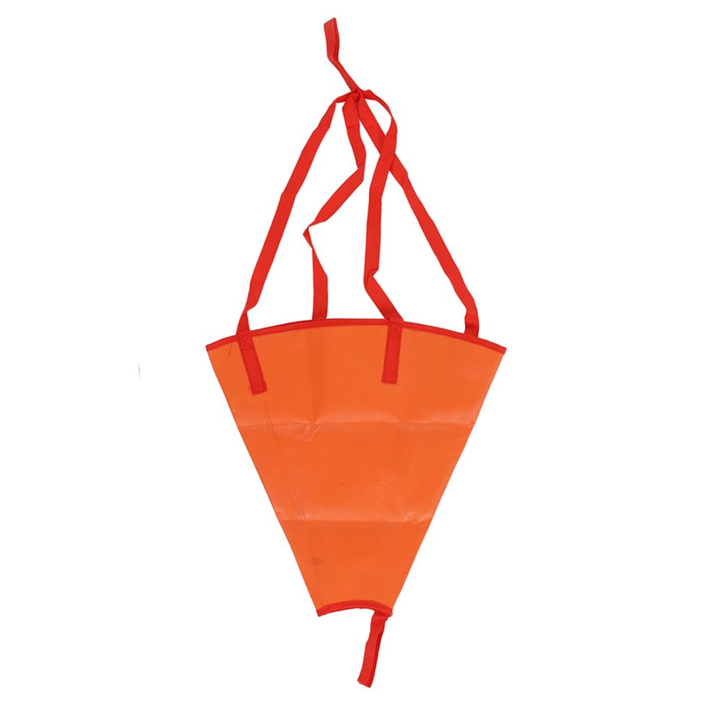Orange Drift Sock Sea Anchor Drogue Float Simple Operation Compact Design Kayak Accessories for Fishing Boat